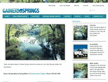 Tablet Screenshot of gainersprings.com